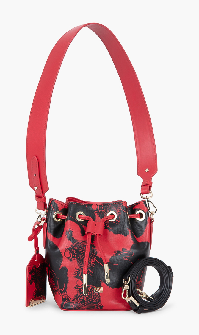 

Cavalli Class Leo Small Bucket Bag