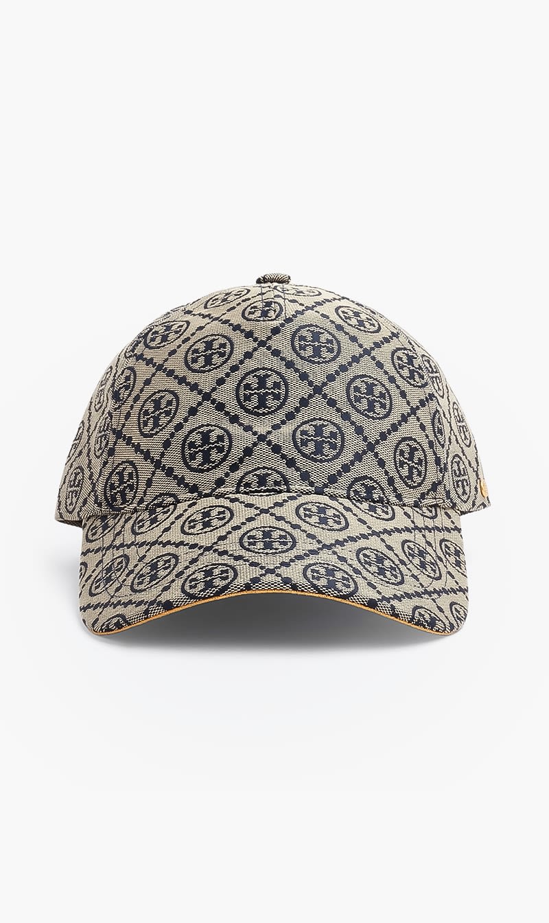 

Tory Burch Blue T Monogram Baseball Cap for Women | The Deal Outlet