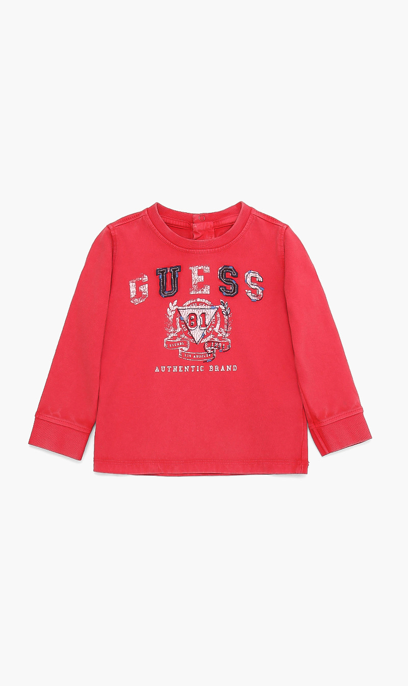 

Logo Long Sleeves Tshirt, Red