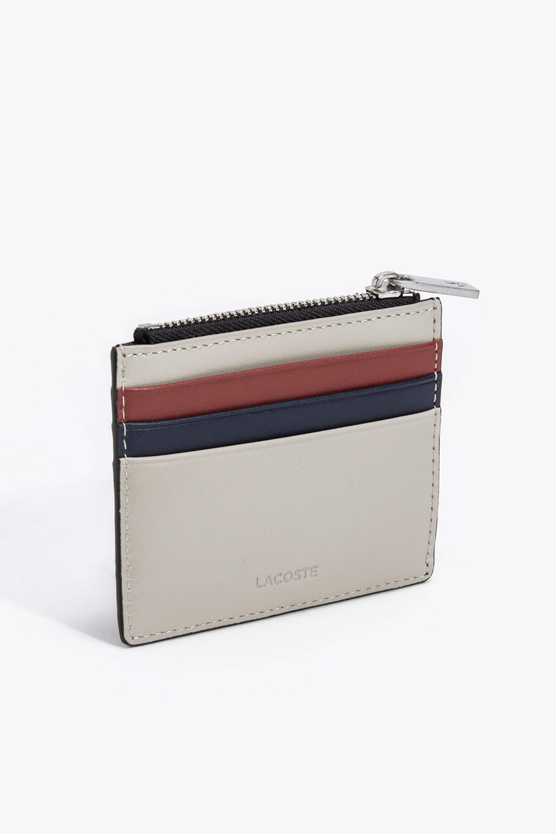 

Lacoste Leather Zip Card Holder