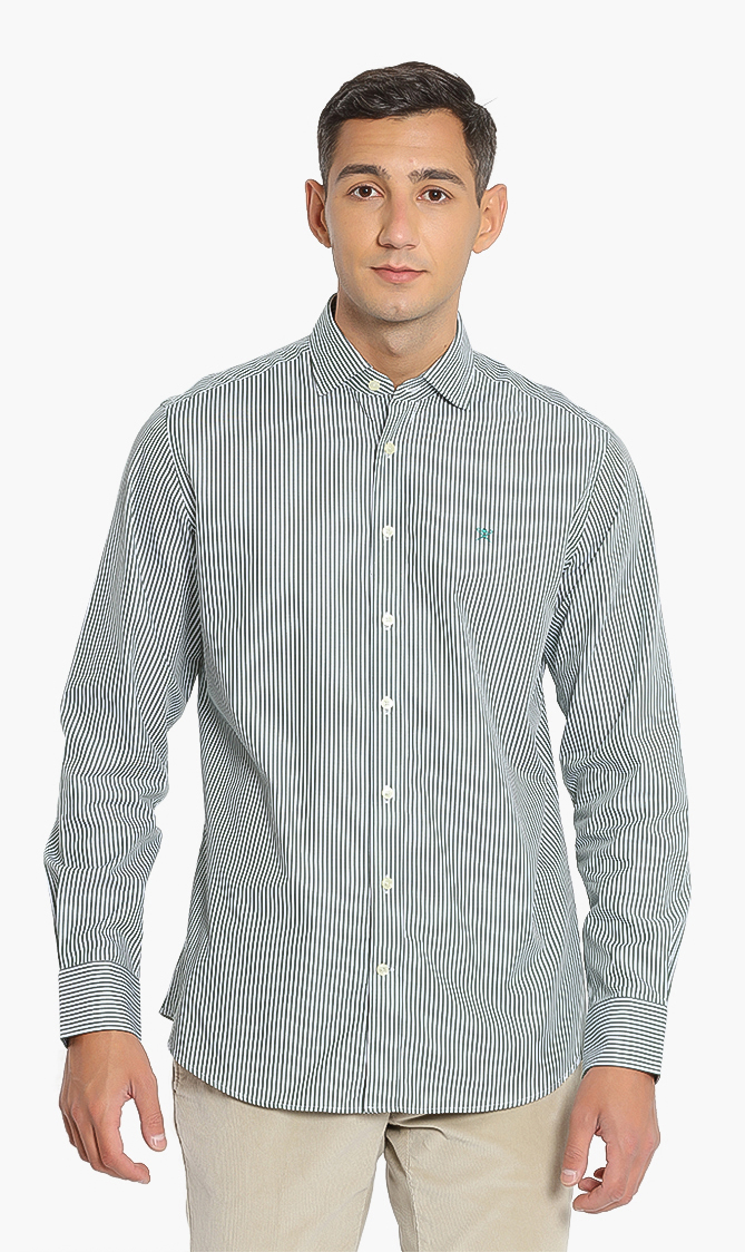 

Hackett London Bold Poplin Stripe Slim Fit Shirt