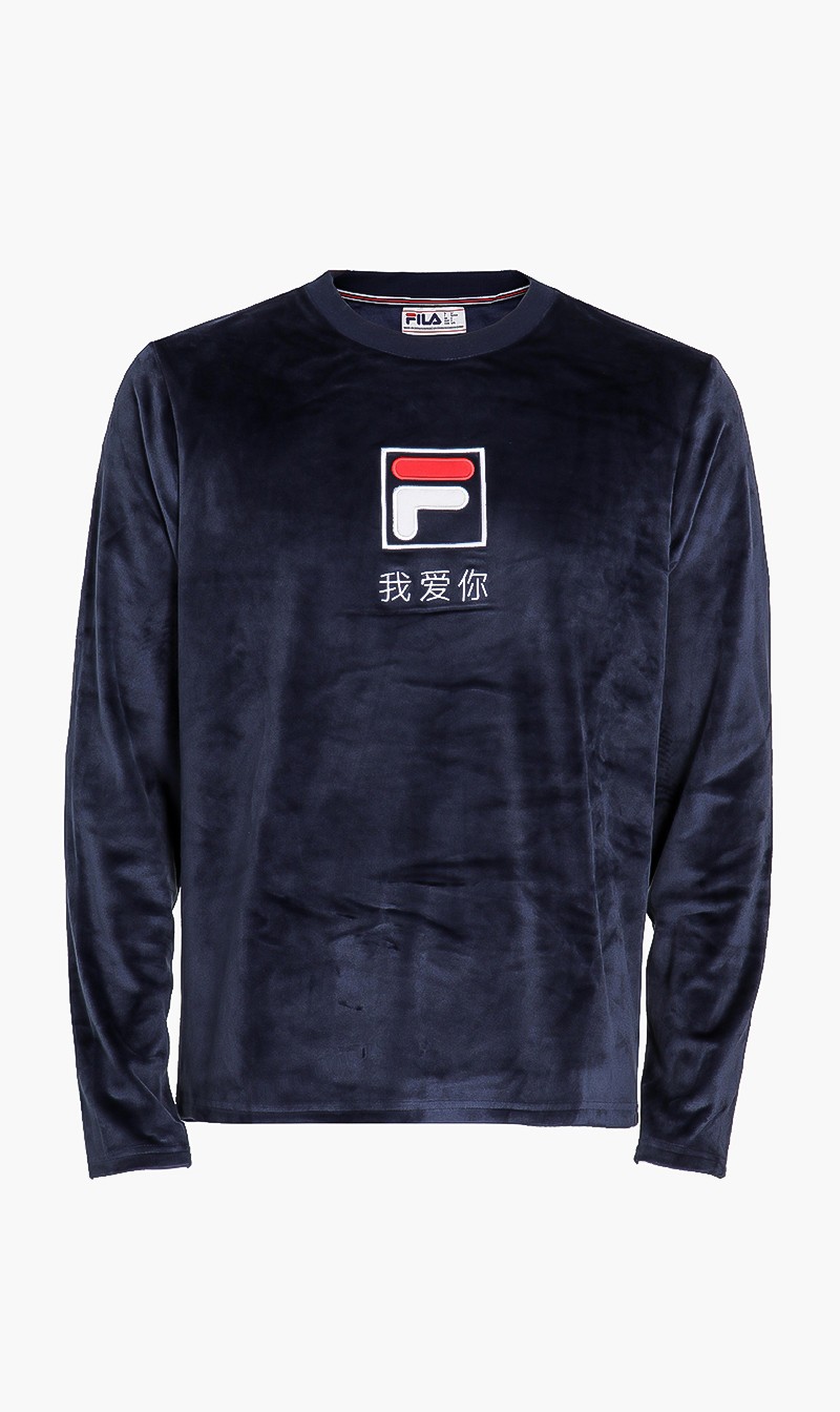 

Dalbert Long Sleeve Sweatshirt, Blue