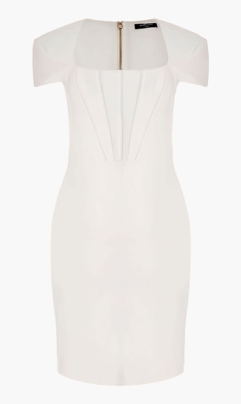 

Guess White Kyle Corset Dress for Women | The Deal Outlet