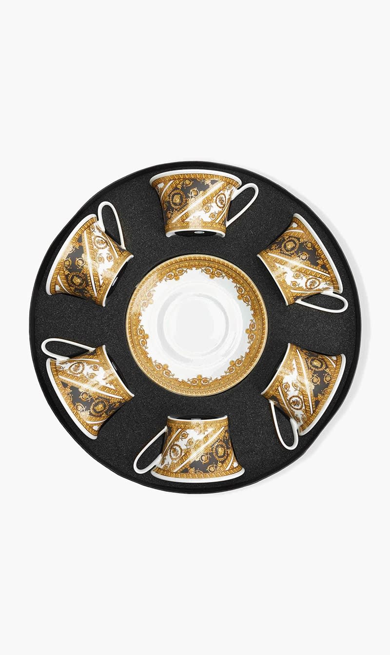 

Versace Black I Love Baroque Tea Cup Set Black | The Deal Outlet