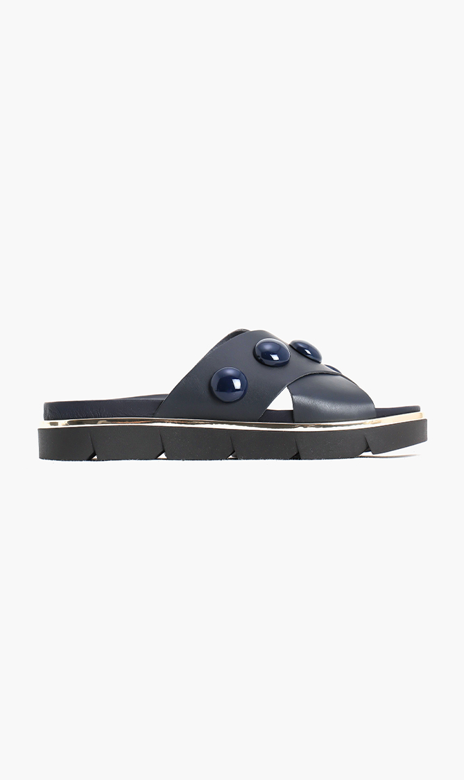 

Cerruti Embellished Leather Sandals