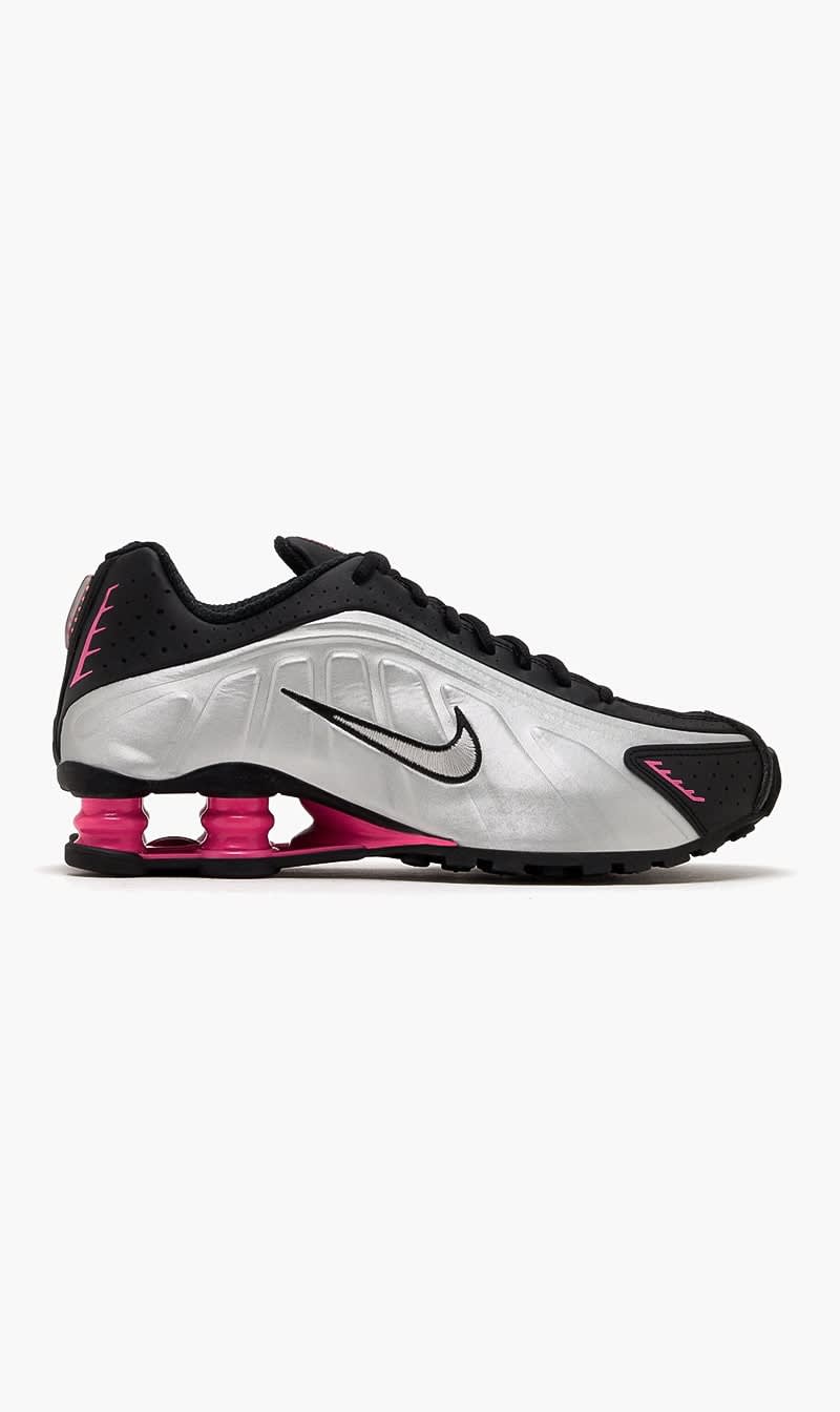 Silver W Nike Shox R4 for Women