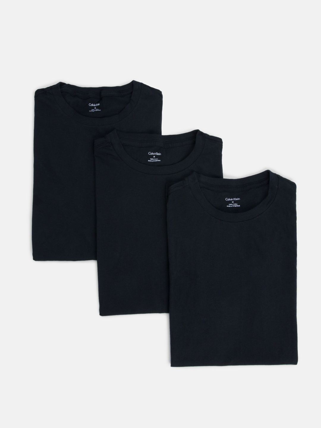 Calvin Klein Classic Fit 3 Pack Crew Neck T-shirts