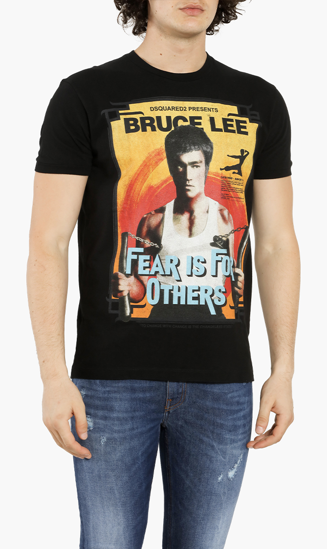 

Dsquared2 Bruce Lee Fan Dan Fit T-shirt