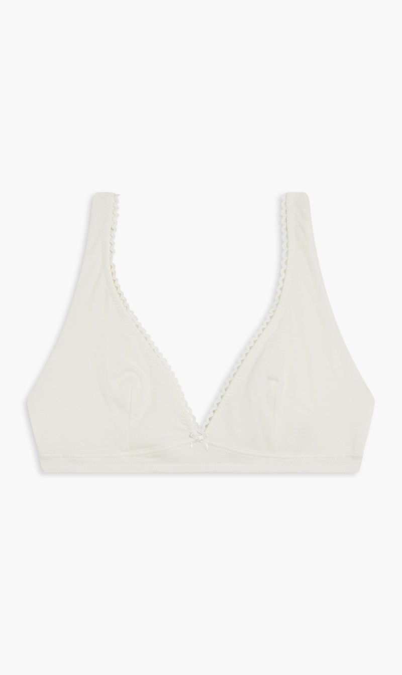 

Petit Bateau White Soutien Gorge for Girls | The Deal Outlet
