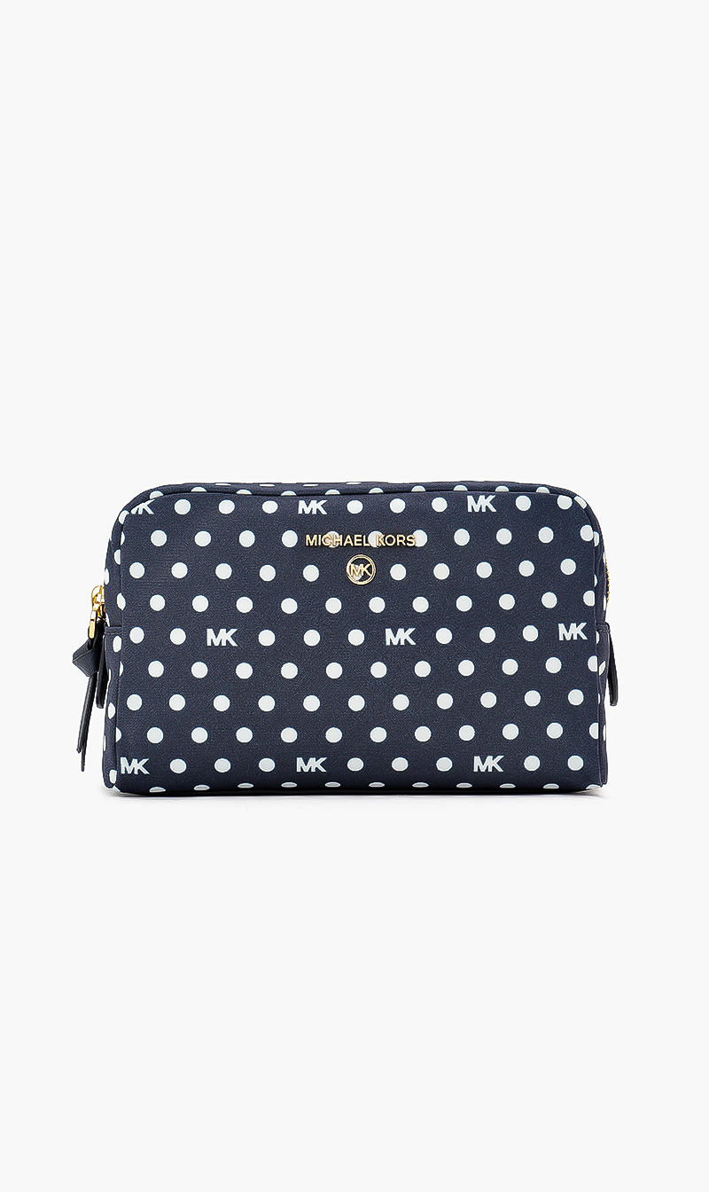 

MICHAEL KORS Jet Set Charm Polka Dots Travel Pouch