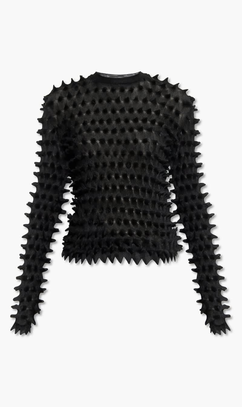 

Versace Black Knit Sweater Spike Serie for Women | The Deal Outlet