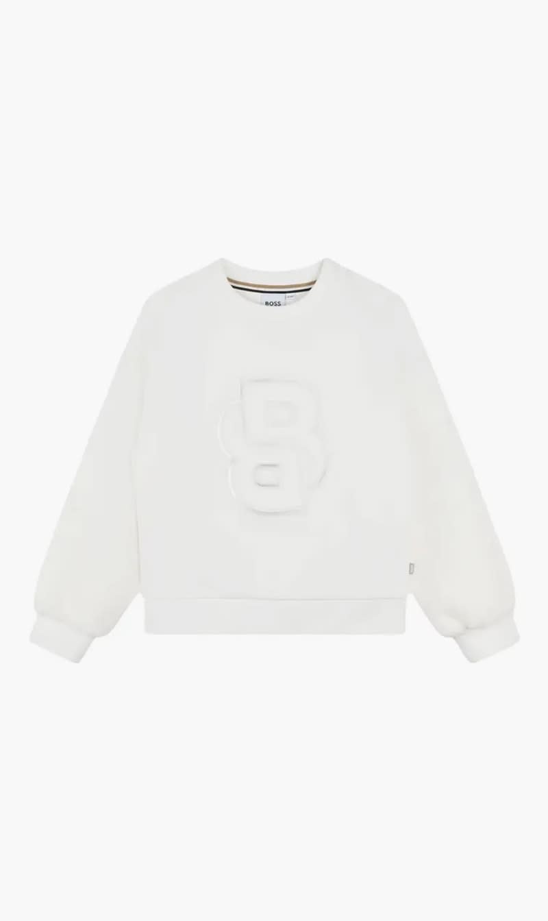 

Hugo Boss White Sweatshirt for Girls | The Deal Outlet