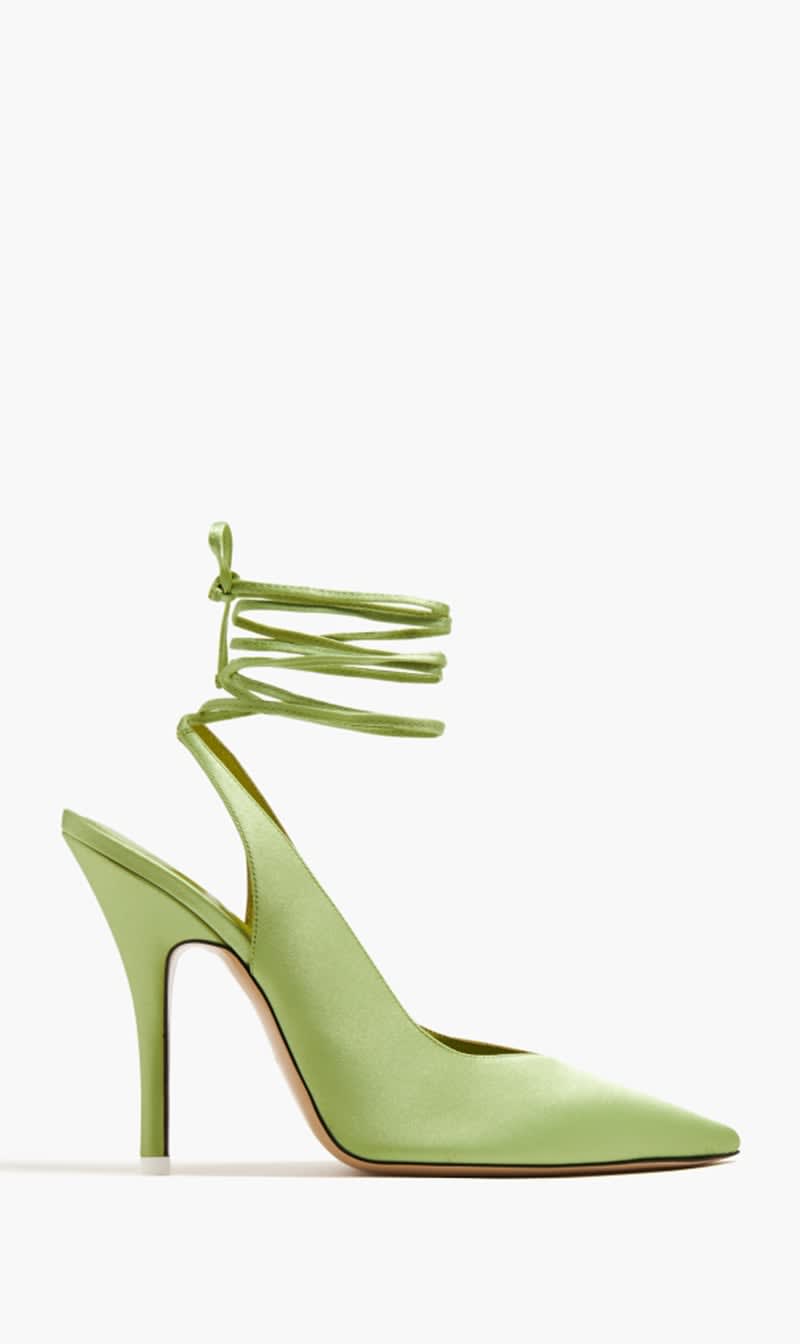 

Attico Green Venus' Slingback 105mm for Women | The Deal Outlet