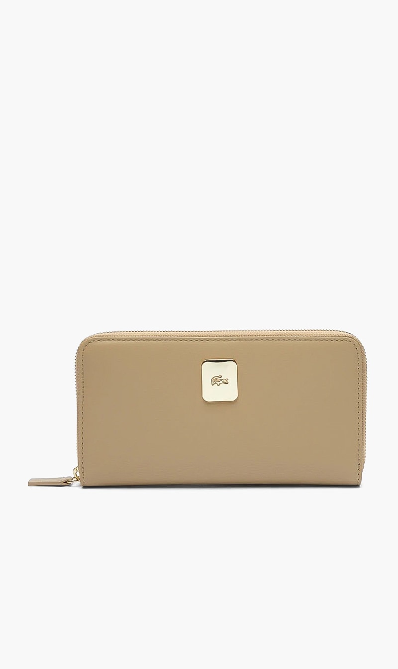 

Long Zipped Wallet, Beige