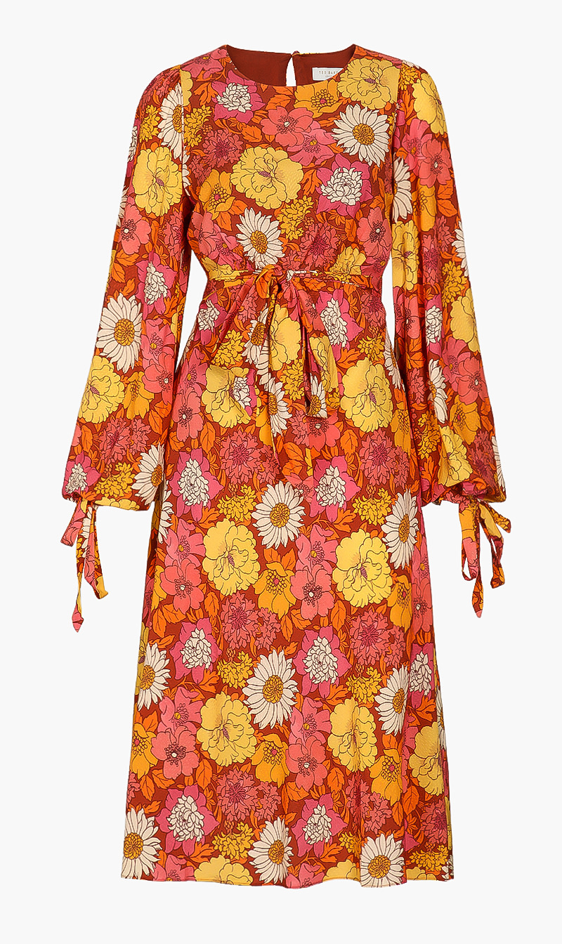 

Printed Midaxi Dress