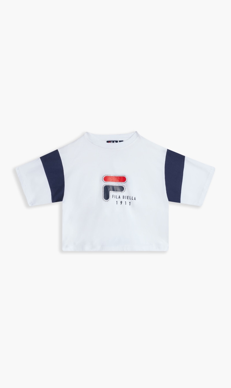 

Cropped Teewhitepeacoat, White