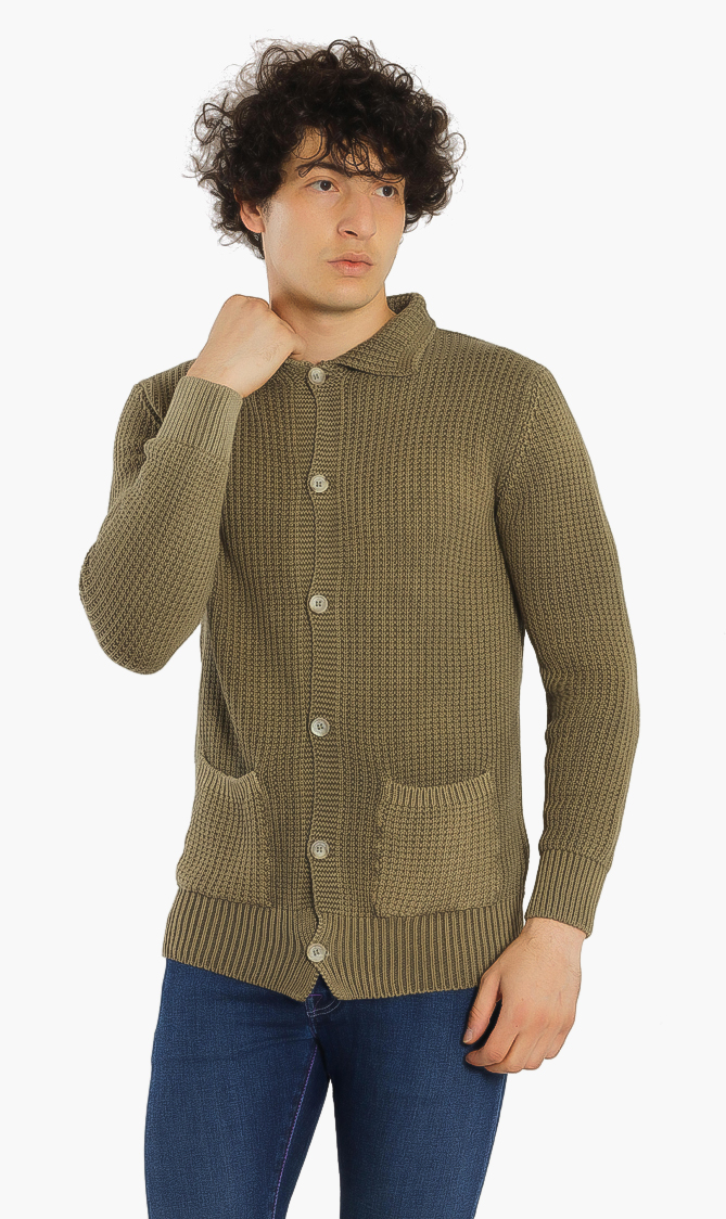 

Jacob Cohen Knitted Button Up Sweater