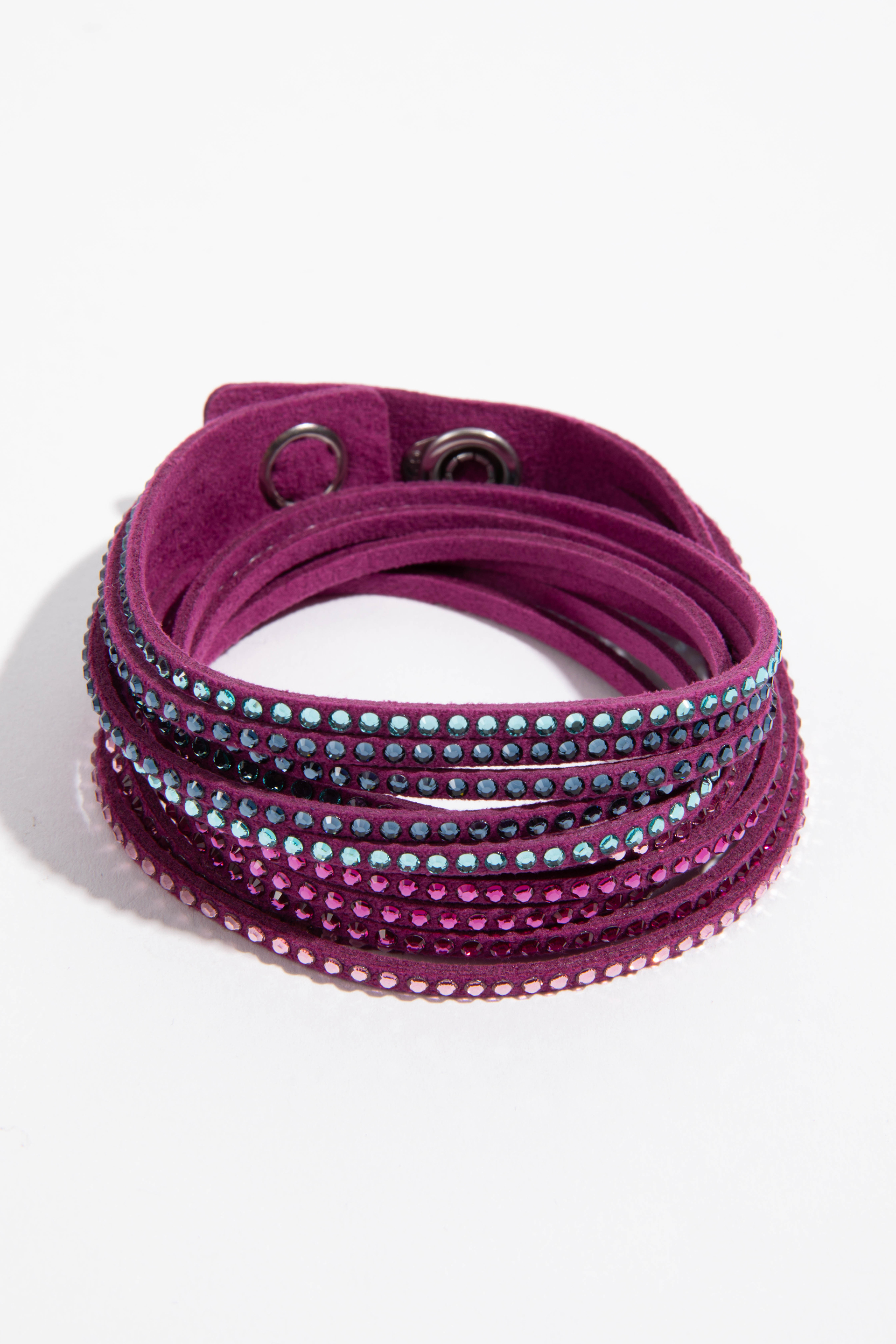 

Swarovski Deep Purple Double Bracelet, 36 Cm