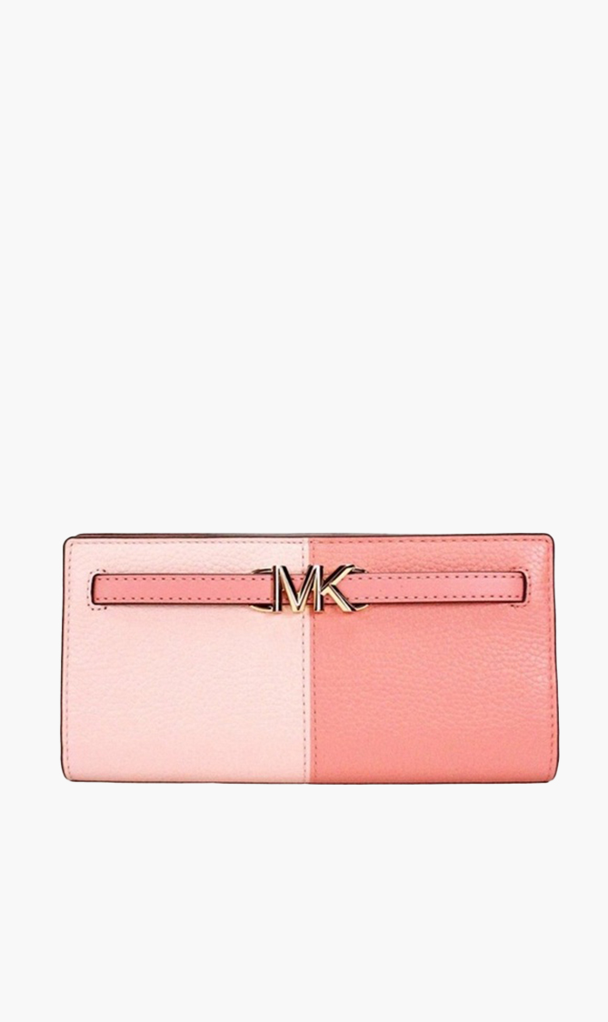 

Michael Kors Pink Classic Branding Wallet for Women | The Deal Outlet