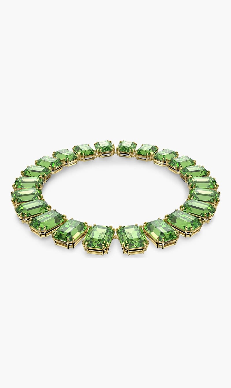 

Swarovski Green Millenia Necklace for Women | The Deal Outlet