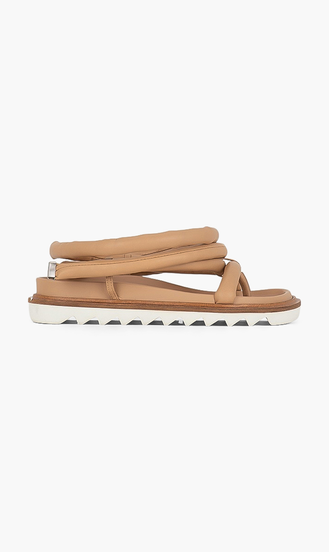 

Studio Amelia Tubular Wrap Leather Flats
