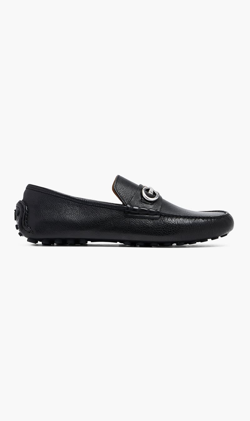 

Salvatore Ferragamo Black Gancini Loafers for Men | The Deal Outlet