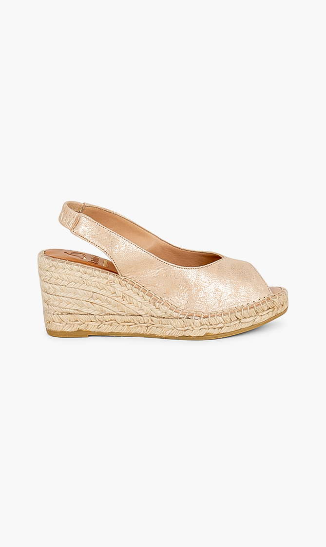 

Kanna Thanos Peep-toe Wedge Sandals