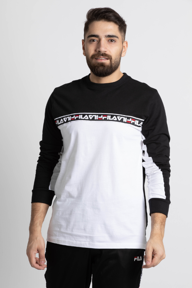 

FILA Tape Colour Block Long Sleeve T-shirt