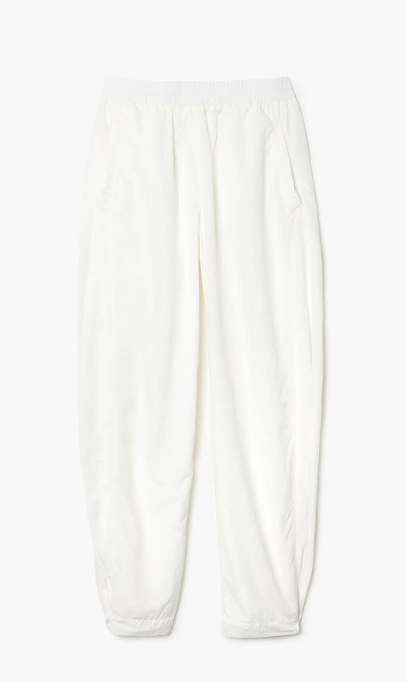 

Lacoste White Wide Leg Nylon Sportsuit Track Pants for Women | The Deal Outlet