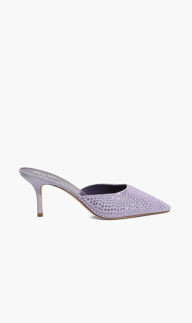 

Paris Texas Purple Hollywood Mule for Women | The Deal Outlet