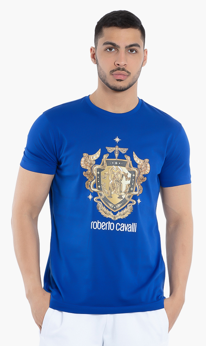 

Roberto Cavalli Printed Cotton T-shirt