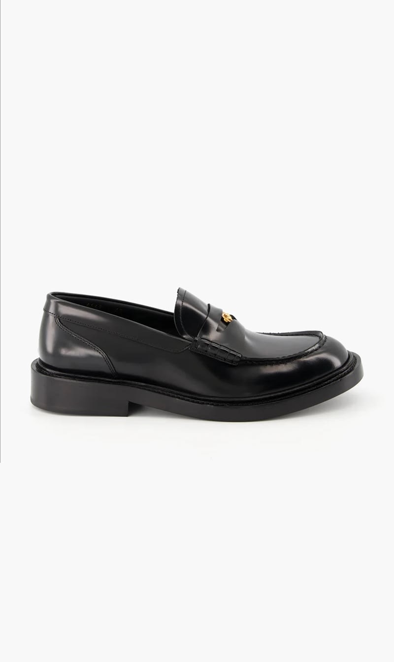 

Versace Black Medusa Moccasins for Men | The Deal Outlet