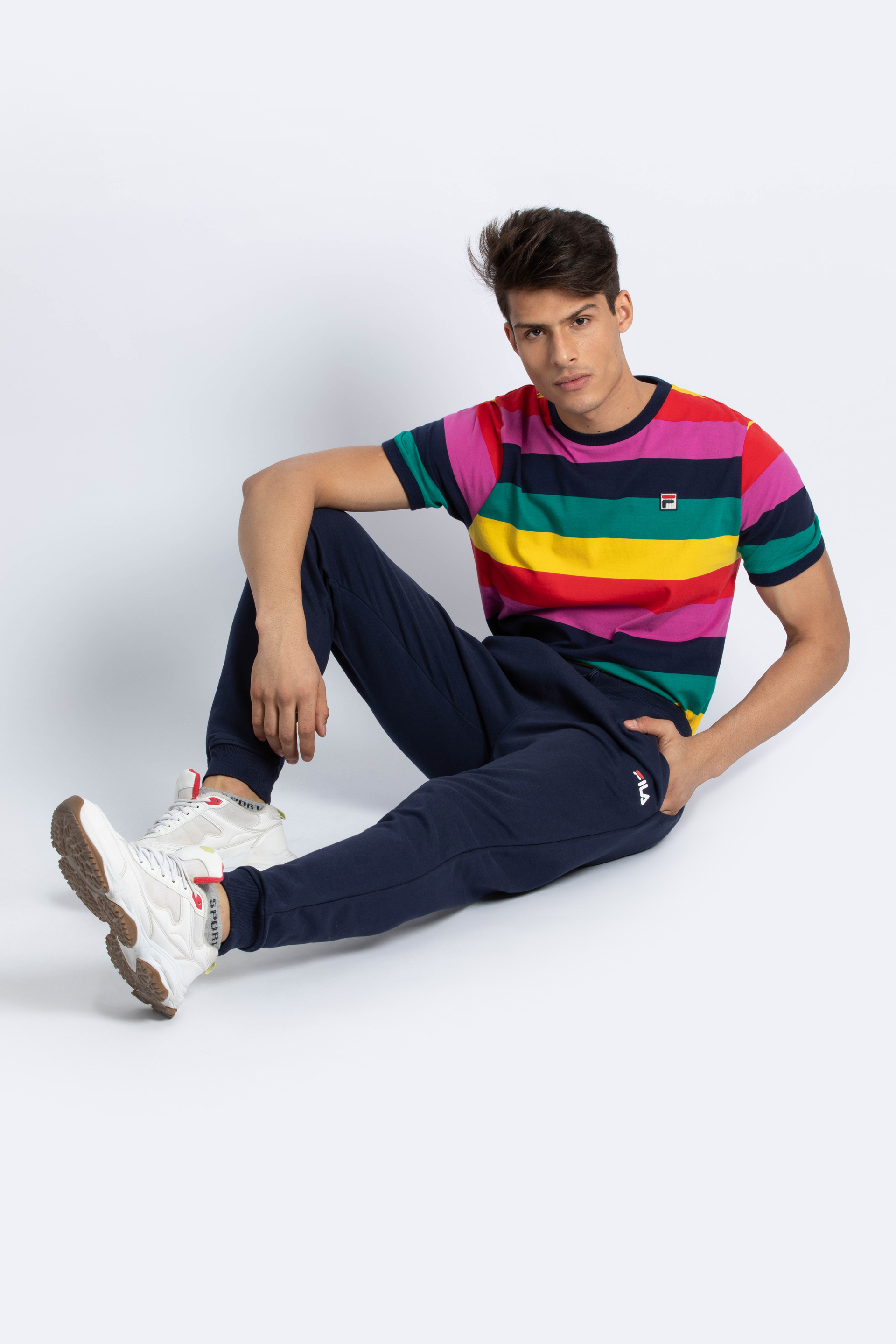 

Fila Blue Rubin Logo Pants for Men | The Deal Outlet