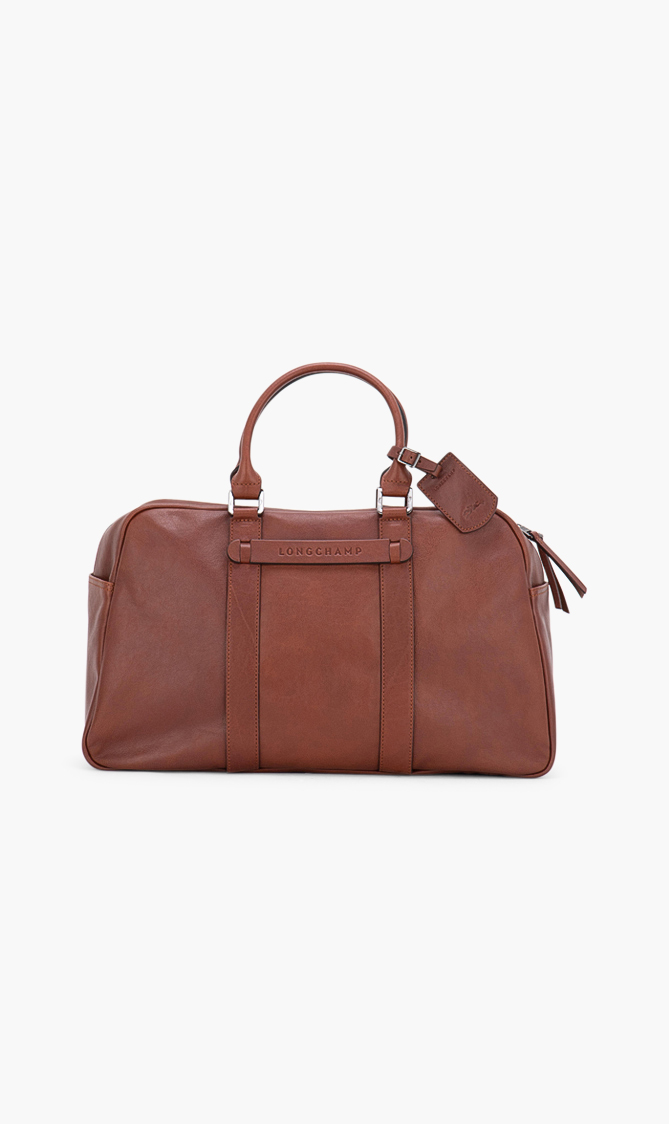

Longchamp Leather Weekender Bag
