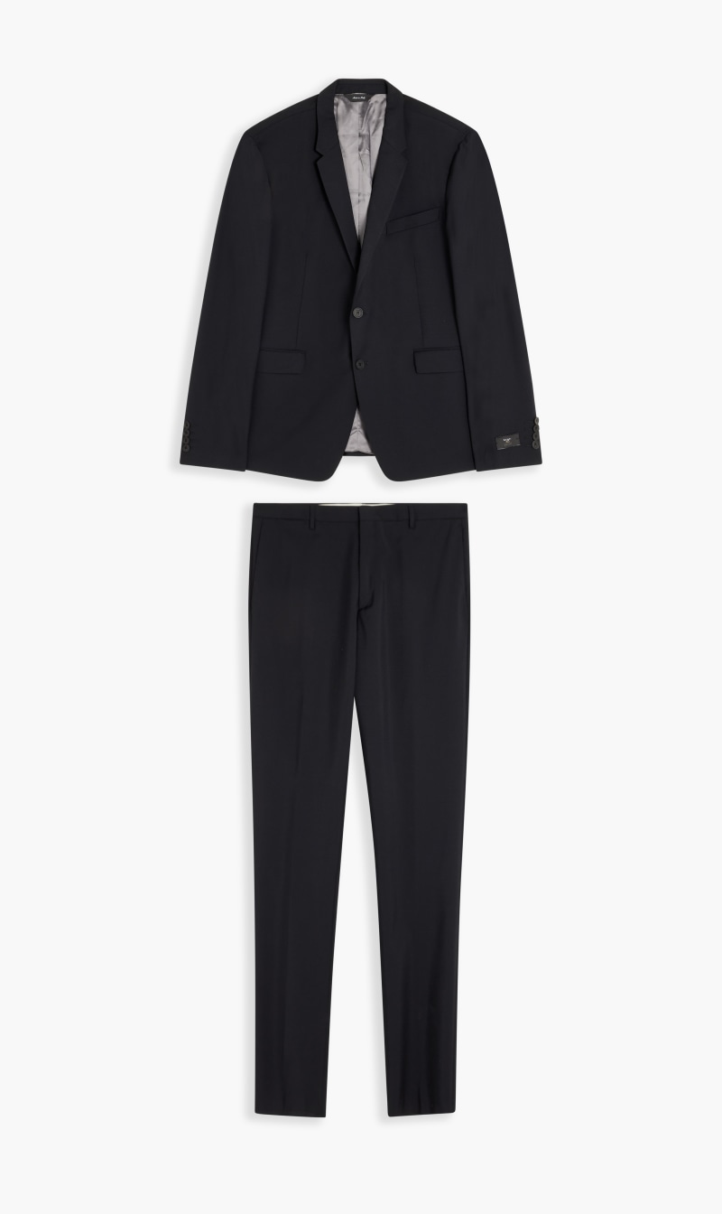 

Gents Slim Fit 2btn Suit, Black