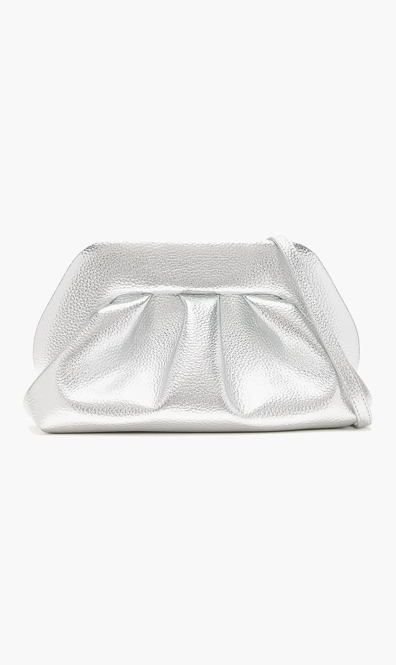 Silver Bios Medium Clutch for Women