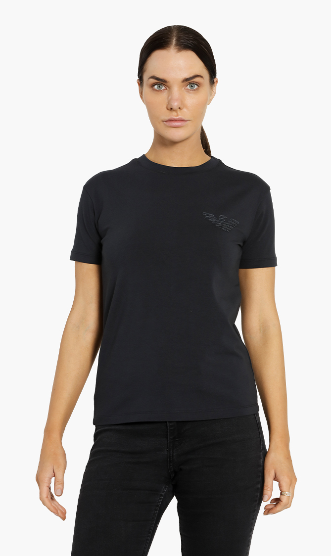 

Emporio Armani Sequined Logo T-shirt