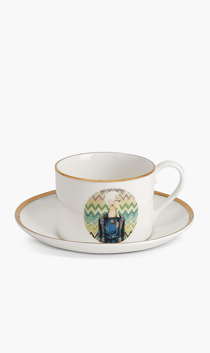 

Who Icons Multi-color Rosita Tea Cup & Saucer | The Deal Outlet
