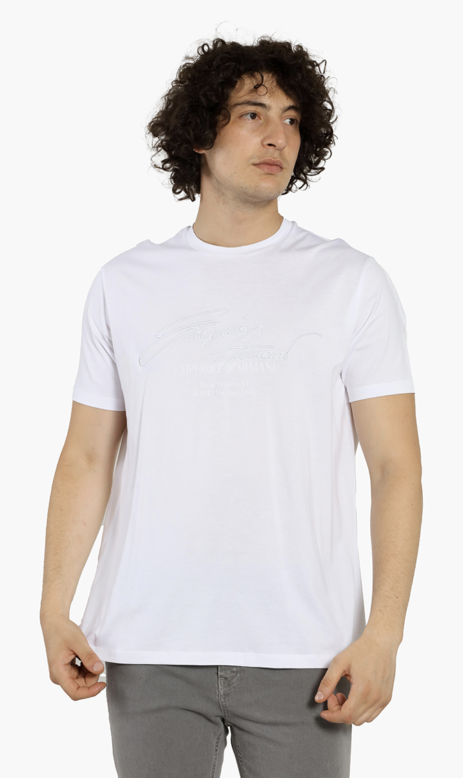 

Emporio Armani Embroidered Logo T-shirt