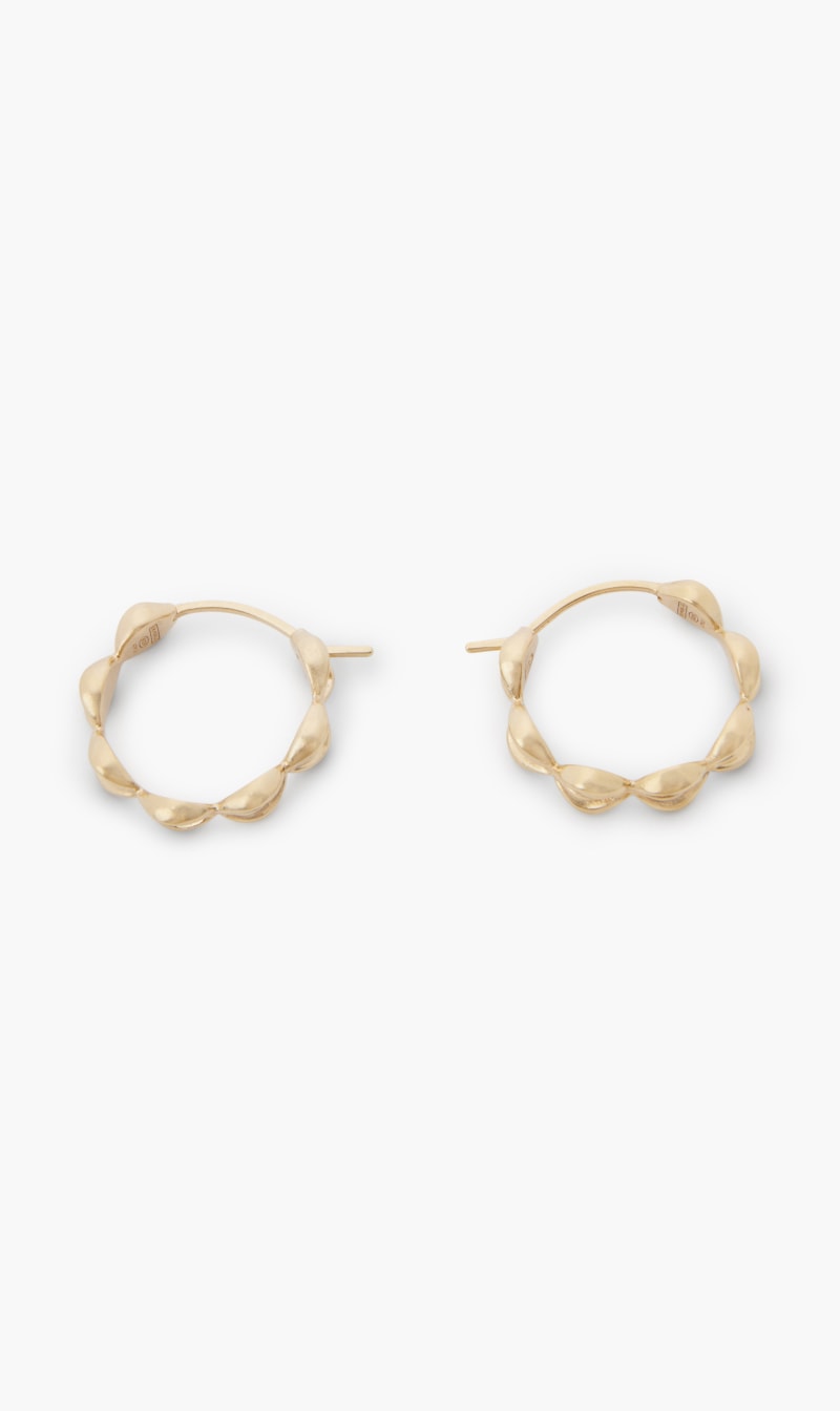 

Maison margiela avp yellow gold burattato earings | the deal outlet