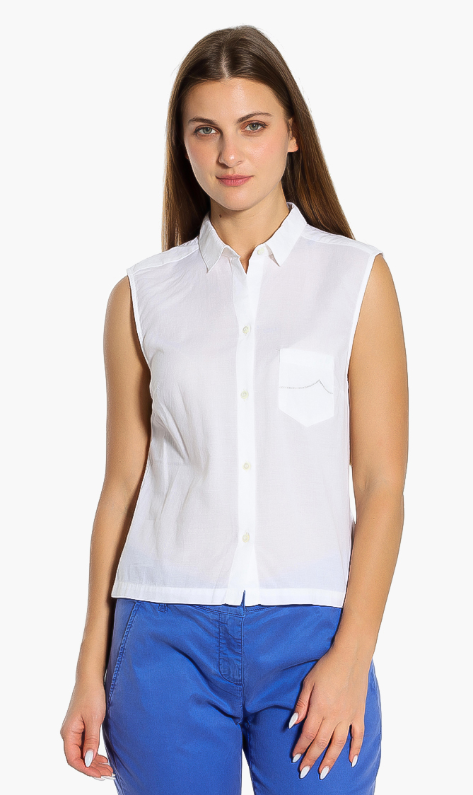 

Jacob Cohen Solid Sleeveless Shirt