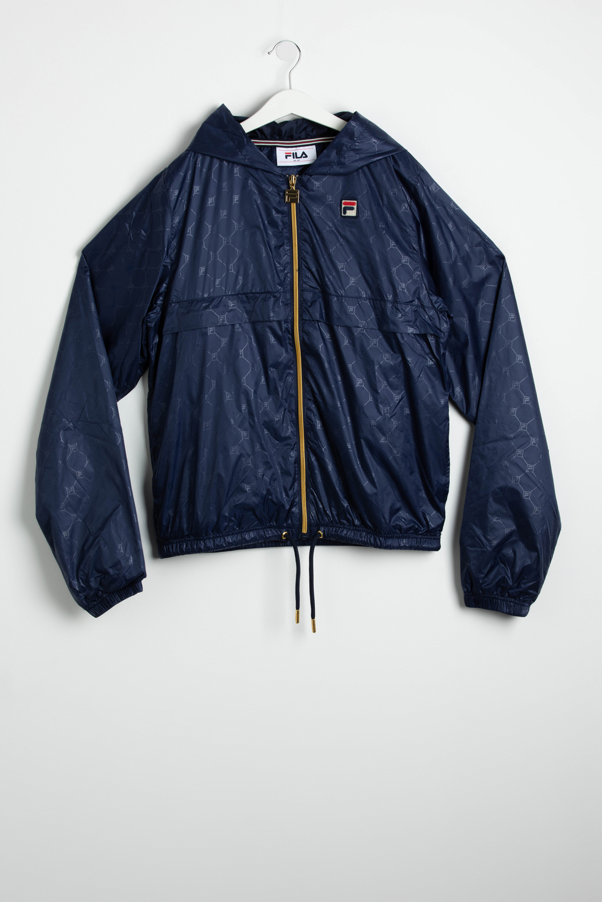 

Fila Patterned Hoodie Track Jacket