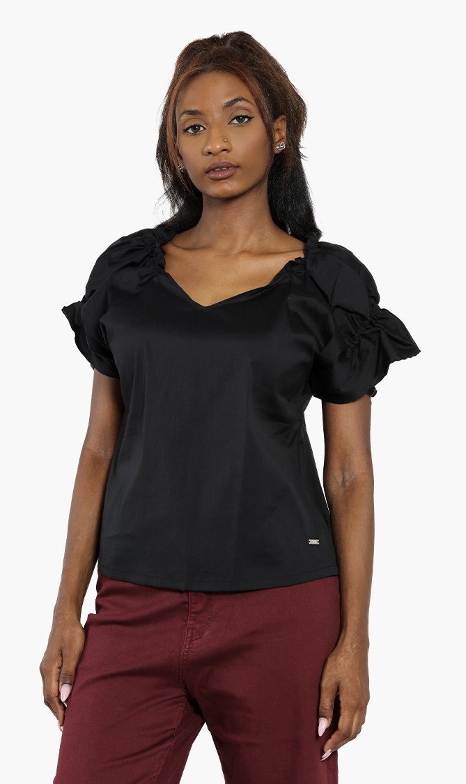 

Emporio Armani Plain V-neck Blouse
