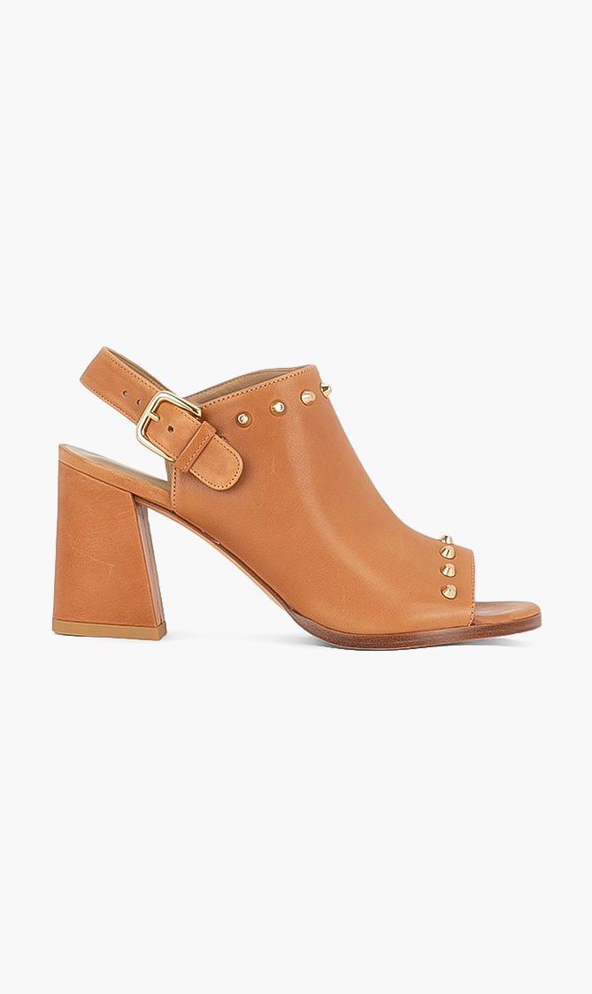 

Stuart Weitzman Commodore Studded Leather Mules