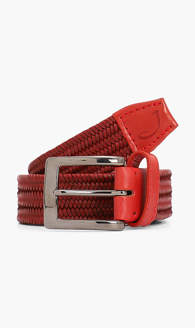 

JACOB COHEN Woven Leather Belt