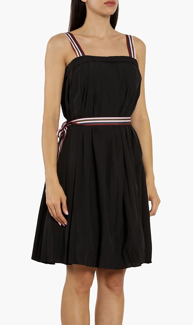 

Pleatzi Colorful Grosgrain Midi Dress