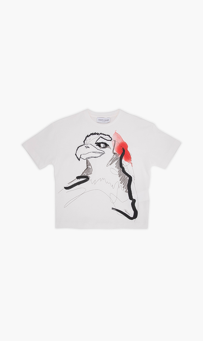 

Roberto Cavalli Bird Print T-shirt