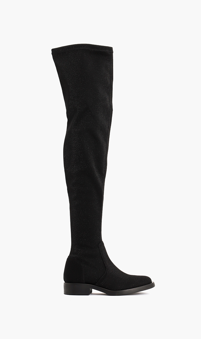

Pollini Plain Thigh Sock Boots
