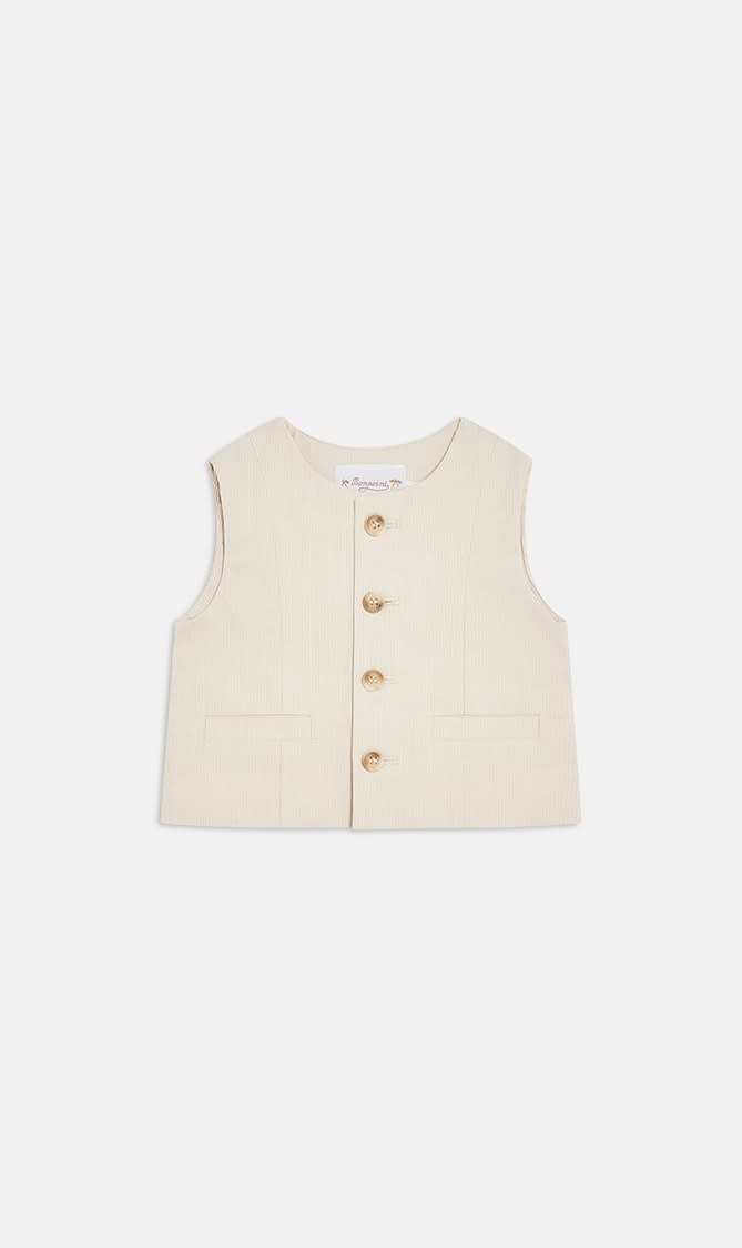 

Bonpoint Beige Veston Elice for Boys | The Deal Outlet