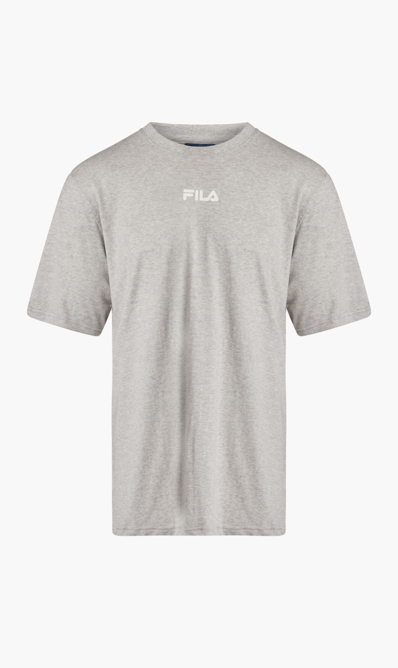 

Fila Grey Graphic Tee Back Flat Print for Men | The Deal Outlet
